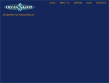 Tablet Screenshot of oceansafari.com